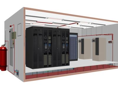 سیستم اعلام و اطفاء حریق اتاق سرور