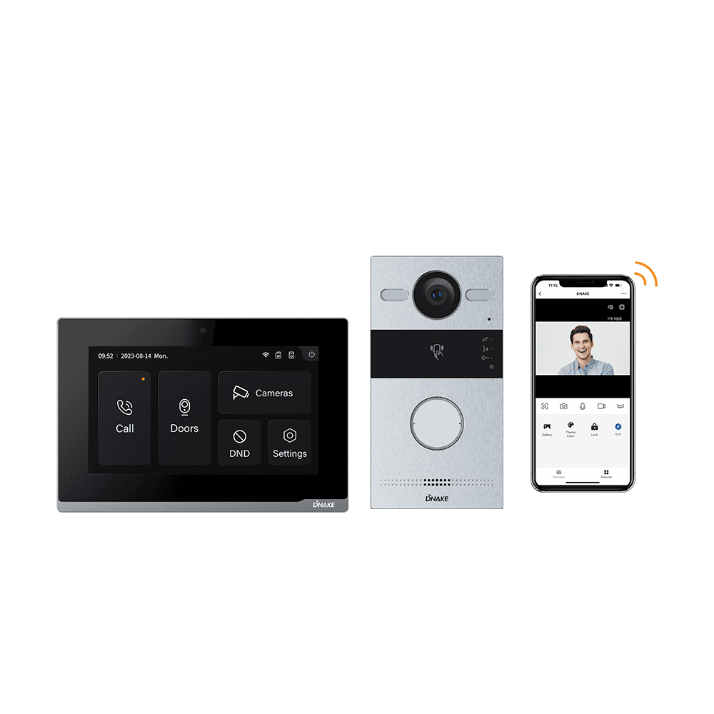 کیت آیفون تصویری تحت شبکه 2 سیم DNAKE