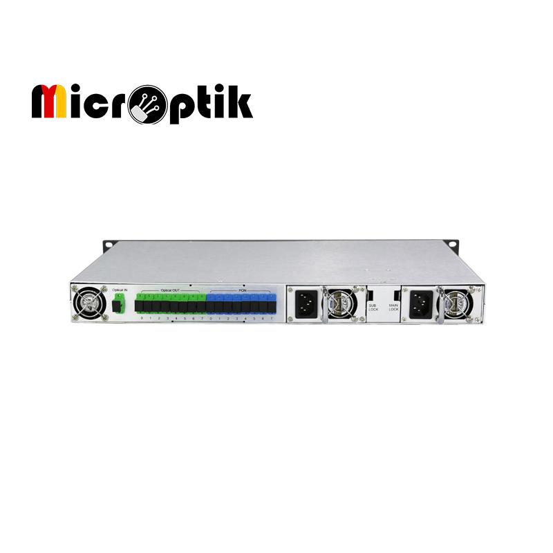 تقویت کننده 8 پورت EDFA شبکه های تلویزیونی و ماهواره روی فیبر نوری8 Ports 1550nm 